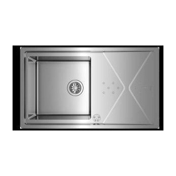 Teka Мивка с едно корито Teka BROOKLYN 50 MXP 1C 1E Стомана