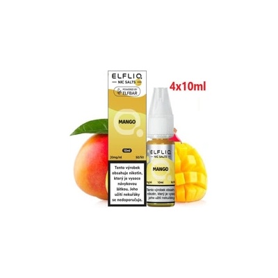 ElfLiq Nic Salt Mango 4 x 10 ml 20 mg