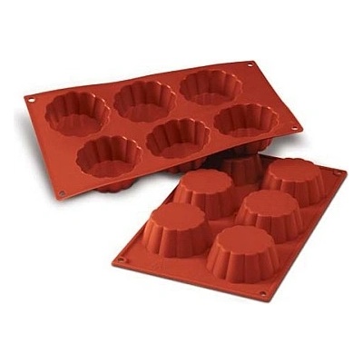 Silikomart Silikonová forma Briochette 6 ks hl. 3 cm