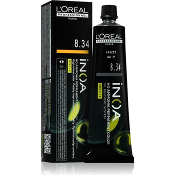 L'Oréal Inoa перманентната боя за коса без амоняк цвят 8.34 60ml