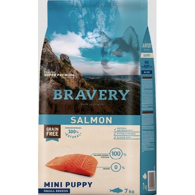 Bravery dog Puppy Mini Salmon 2 kg