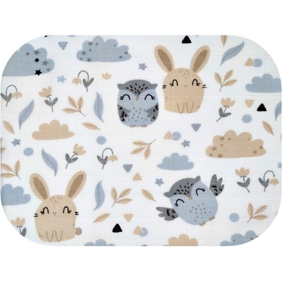 Ega Kids Mušelínová a 120x120cm zvieratká