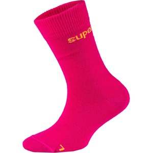 super. natural Детски мериносови чорапи super. natural Kid's All Day Socks 2-Pack Merino socks - Fuchsia Red / Illuminating - размер 19-22 (EU) (207-1113-0211)