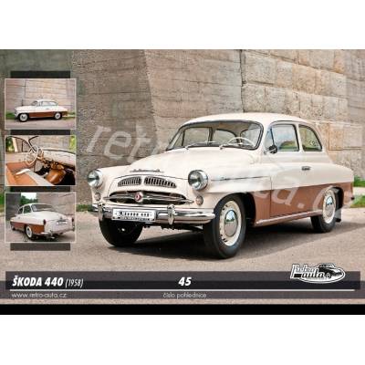 Pohlednice č. 45 - ŠKODA 440 (1958)