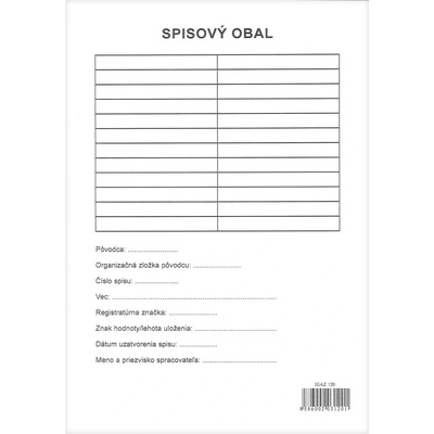Igaz 120 Spisový obal, A4 dvojlist