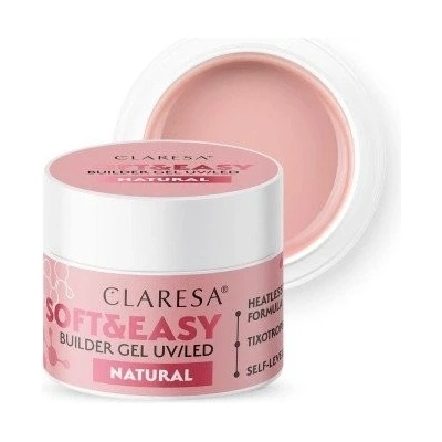 Claresa stavební gel na nehty Natural 90 g