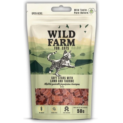 WILD FARM звездно агнешко с таурин 50 г лакомство за котки