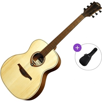 LÂG GUITARS T70A set Natural Satin Джъмбо китара