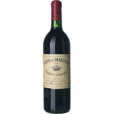 Clos du Marquis Saint-Julien suché červené 1989 0,75 l (holá láhev)
