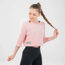 Starever dívčí tričko na moderní tanec crop top růžové