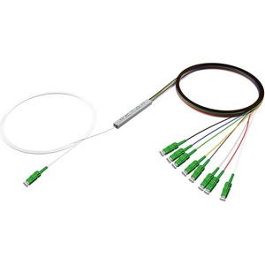 Conneu Оптичен PLC сплитер 1х8 с LC-APC конектори, Blockless, Conneu (PLC-108-LCA1-LCA1-BL)