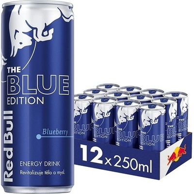 Red Bull Blue edition borůvka 12 × 250 ml