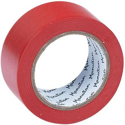 Vyznačovací páska na podlahy Manutan, šířka 50 mm, červená – Zboží Dáma