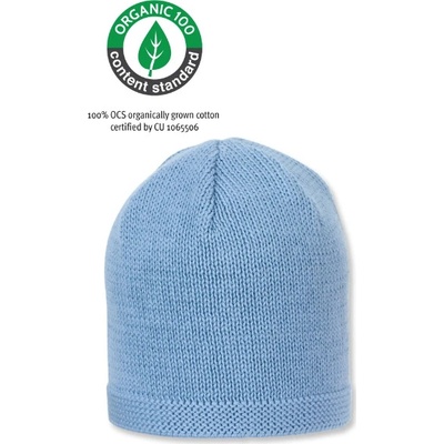 Sterntaler pletená čiapka Blue