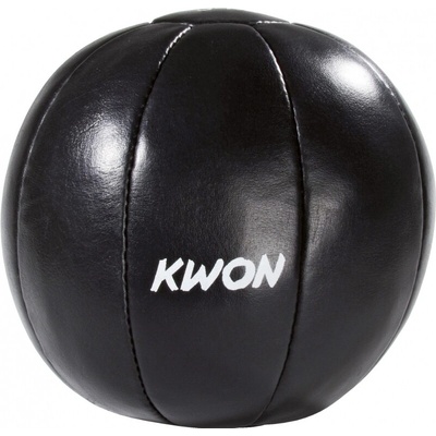 Kožený medicinbal KWON černý 3 kg