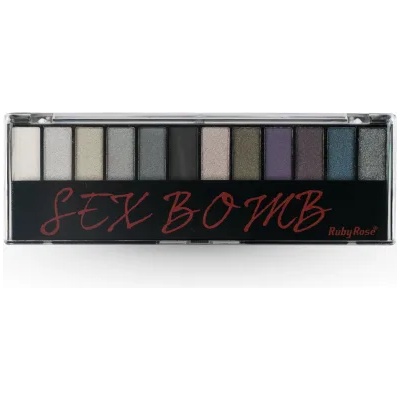 Ruby Rose Eyeshadow Kit - Sex Bomb - Палитра сенки за очи с четка