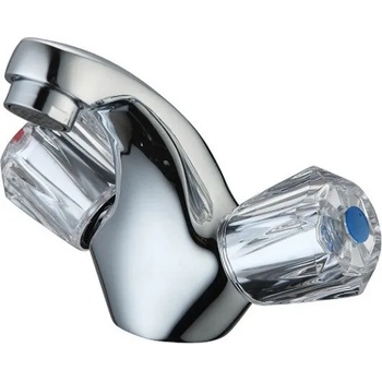 Image 1 of Inter Ceramic Стоящ смесител за умивалник "ДУНАВ " icf 1008714c, месинг, хром (1008714)