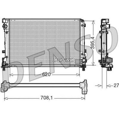 Chladič, chlazení motoru DENSO DRM09163