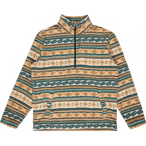 Billabong Мъжки поларен пуловер Billabong Boundary Mock Neck Fleece jumper - Desert Print (005-5022-0414)