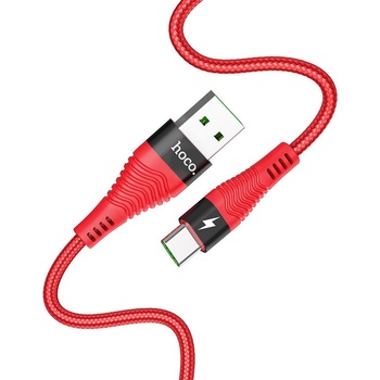 Hoco U53 Flash typ C 5A, 1,2m, červený