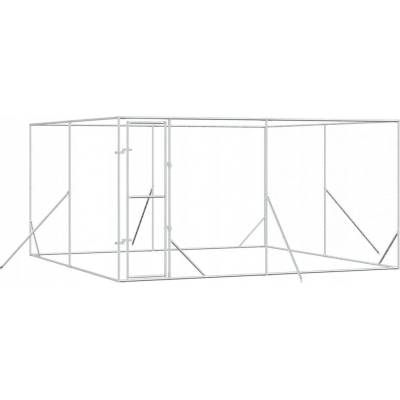 VidaXL Kotec pro psa 3190455 400 x 400 x 200 cm ocel