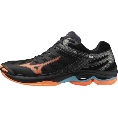 Mizuno Wave VOLTAGE 2 Black/Neon Flame
