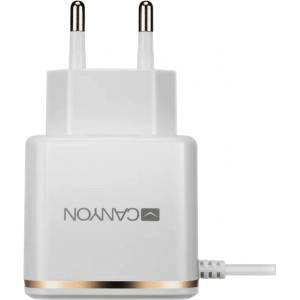CANYON Зарядно устройство с вграден Lightning кабел Canyon (CNE-CHA043WR) (CNE-CHA043WR)