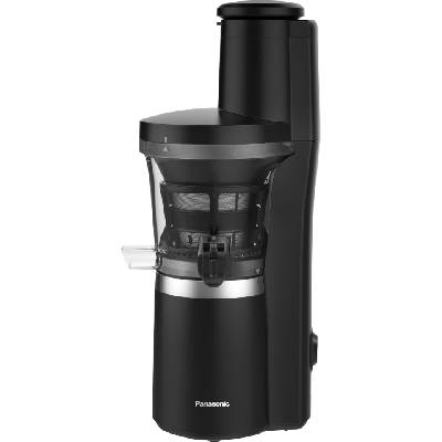 Panasonic MJ-L700 inteligentný odšťavovač s nízkou rýchlosťou (75 mm veľký vstup, skrutka z nehrdzavejúcej ocele, zmrazený uzáver produktu), čierna