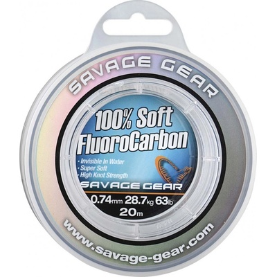 Savage Gear Soft Fluorocarbon clear 20 m 0,74 mm 28,7 kg