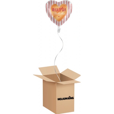 HeliumKing Balónový box Najlepšia babička