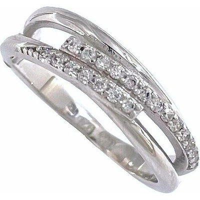 Infinitysilver Stříbrný prsten zirkony OR70952