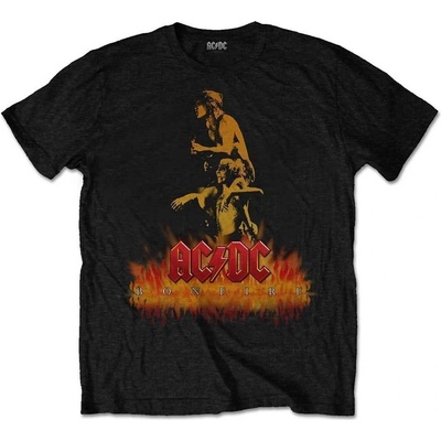 AC/DC tričko Bonfire black