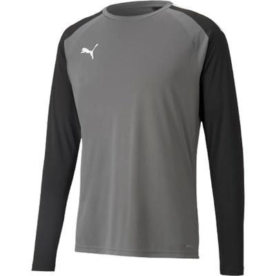 Puma TEAMPACER JERSEY TEE sivá čierna biela