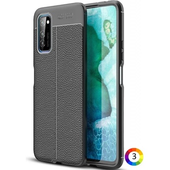 Image 1 of Huawei Honor View 30 / View 30 Pro Удароустойчив Litchi Skin Калъф и Протектор