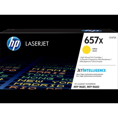 HP 657X originální tonerová kazeta žlutá CF472X