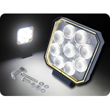 TruckLED LED pracovné svetlo 20W, 1133lm, hranaté, 9xLED, 12V/24V [L0177]