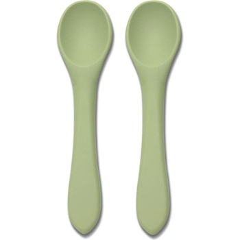Lorelli Силиконови лъжички Lorelli - Natural, 2 броя, Fresh Green (10230690004)