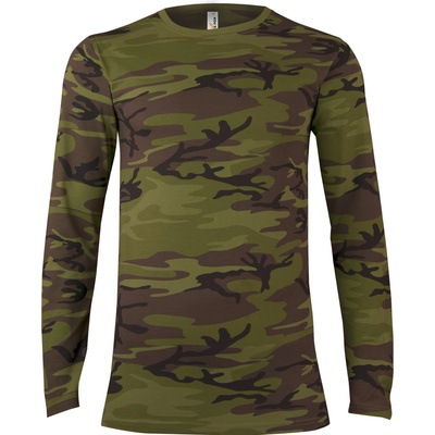 Alex Fox 120 tričko LS Military Camouflage