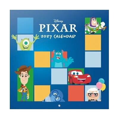 CurePink Oficiální nástěnný s plakátem Disney|Pixar SQ 30 x 30|60 cm [CP27010] 2027