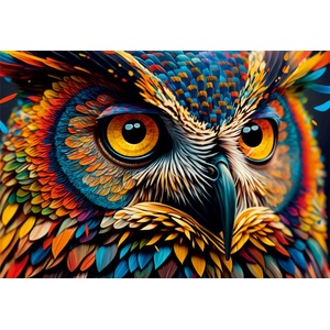 ROOVI - Puzzle Colorful Owl - 1 000 piese