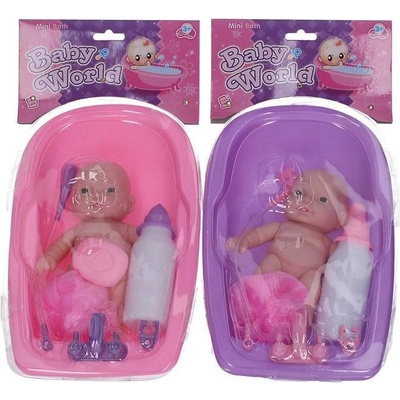 WIKY Bábätko s vaničkou 27cm