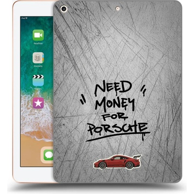 Picasee silikónový prehľadný obal pre Apple iPad 9.7 2018 6. gen Grey Drift