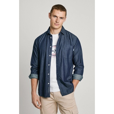Pepe Jeans pánská košile Classic slim denim