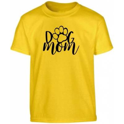 Dog Mom Tlapka Žlutá