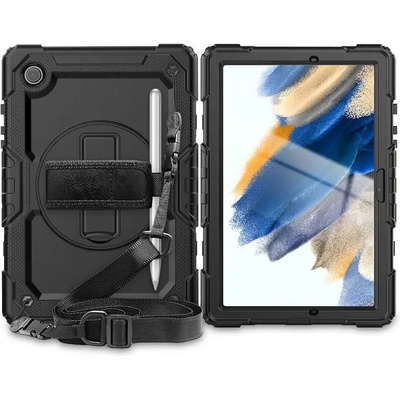 Tech-Protect Калъф с Дръжка за Samsung Tab A8 10.5, Tech-Protect Solid360 Case, Черен (9589046919565)