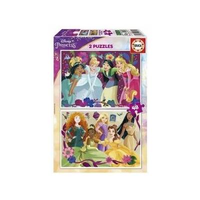 Educa Пъзел Educa Disney Princess 2 x 48