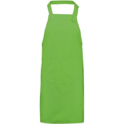 L-Merch Unisex zástěra NT5220 Lime Green 85x75cm