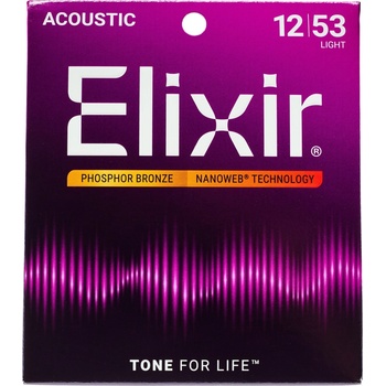 Elixir Nanoweb Phosphor Bronze Light