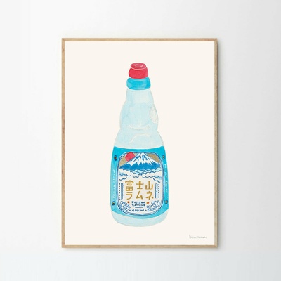 Moikka Plagát Blue Lady by Stine Belden Røed 70x100cm