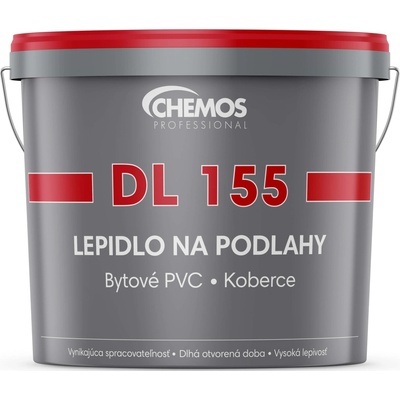 Chemos disperzní lepidlo na koberce a PVC DL 155 12 kg